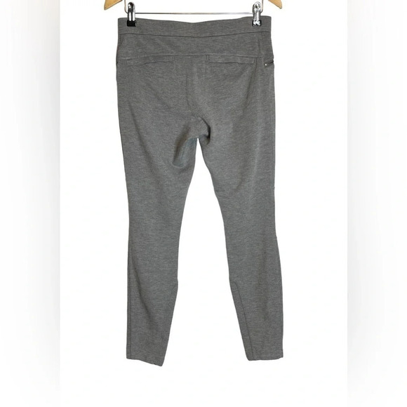 Athleta | Ponte Moto 2.0 Travel Pants Snap Button Zip Stretch Zip Pockets - Picture 4 of 8